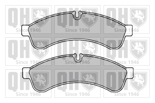 Brake Pad Set, disc brake (BP1673)