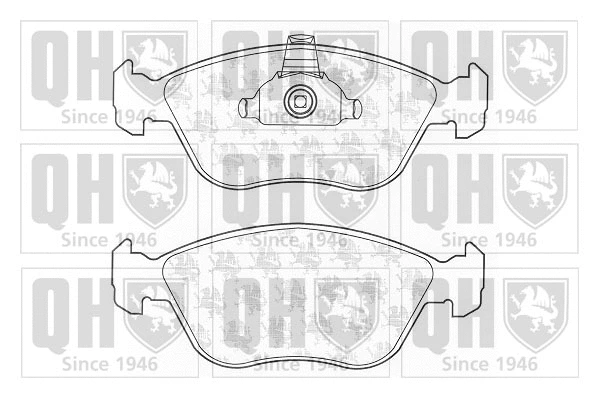 Brake Pad Set, disc brake (BP1203)