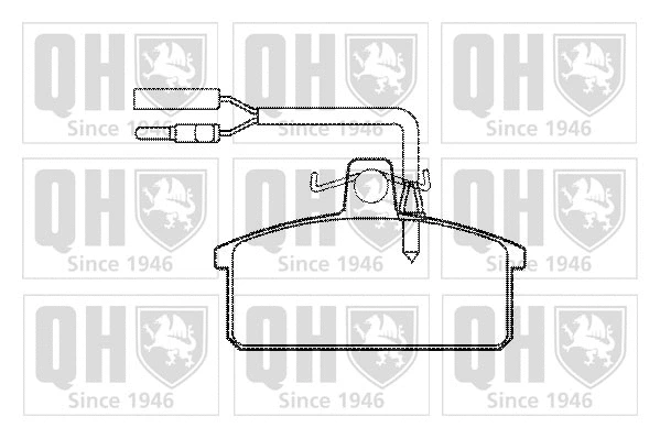 Brake Pad Set, disc brake (BP644)