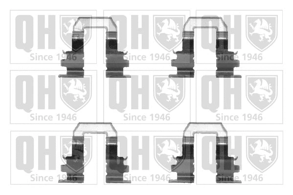 Accessory Kit, disc brake pad (BFK835)