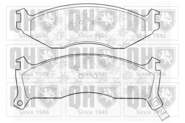 Brake Pad Set, disc brake (BP956)