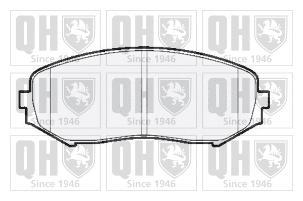Brake Pad Set, disc brake (BP1545)