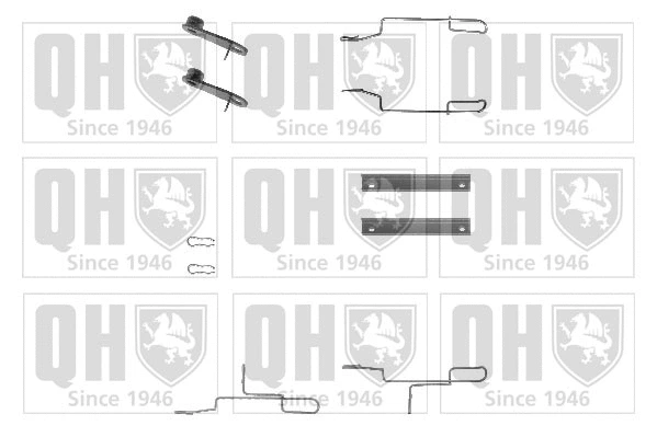 Accessory Kit, disc brake pad (BFK749)