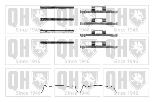 Accessory Kit, disc brake pad (BFK723)