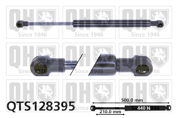 Gas Spring, boot/cargo area (QTS128395)
