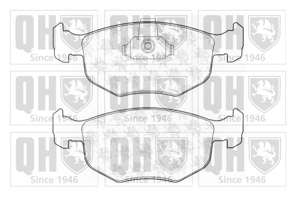 Brake Pad Set, disc brake (BP832)