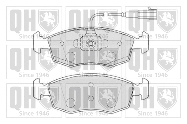 Brake Pad Set, disc brake (BP1832)