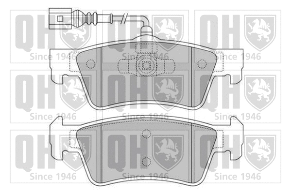 Brake Pad Set, disc brake (BP1567)