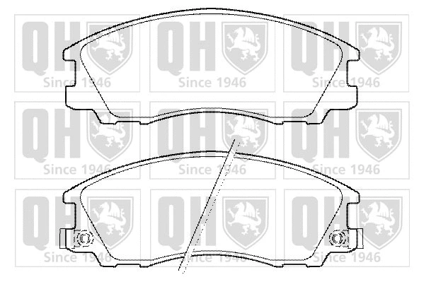 Brake Pad Set, disc brake (BP1445)
