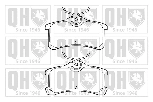 Brake Pad Set, disc brake (BP1459)