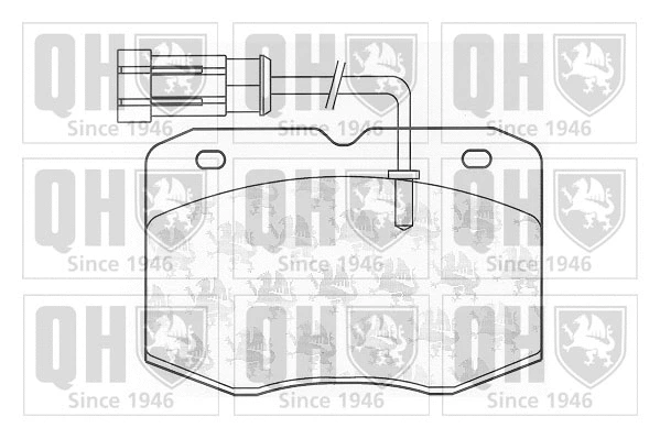 Brake Pad Set, disc brake (BP1030)