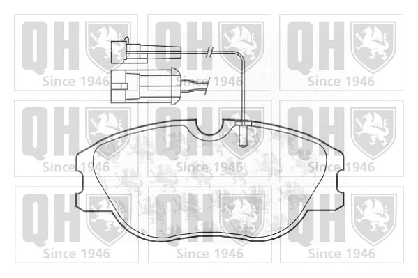 Brake Pad Set, disc brake (BP665)
