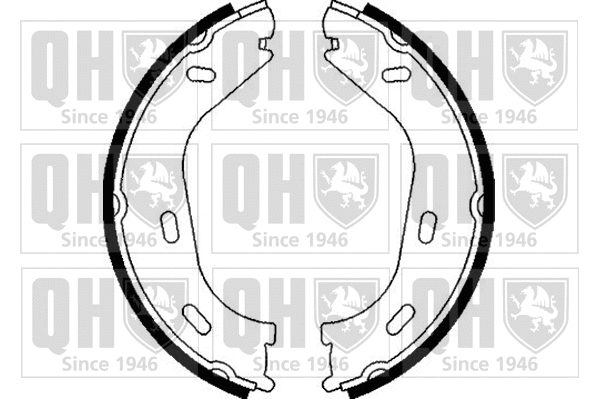 Brake Shoe Set, parking brake (BS854)