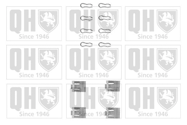 Accessory Kit, disc brake pad (BFK630)