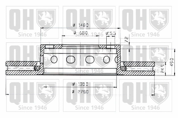 Brake Disc (BDC3936)