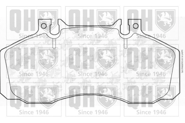 Brake Pad Set, disc brake (BP647)