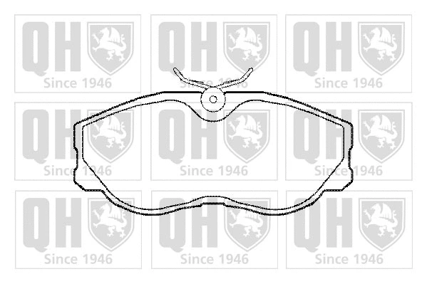 Brake Pad Set, disc brake (BP679)