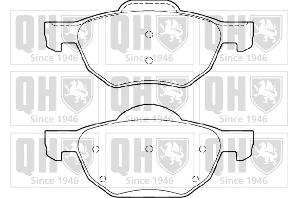 Brake Pad Set, disc brake (BP1380)