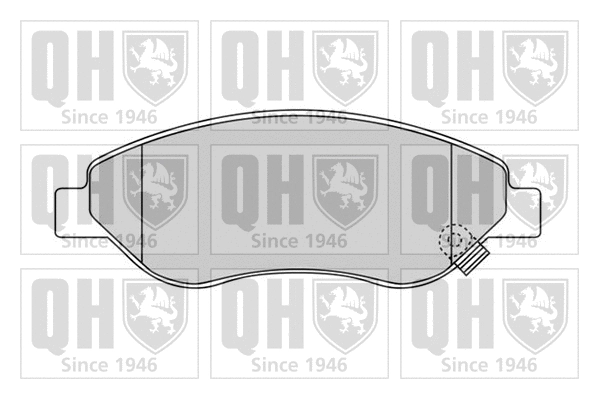 Brake Pad Set, disc brake (BP1552)