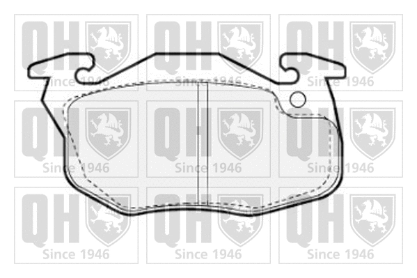 Brake Pad Set, disc brake (BP872)