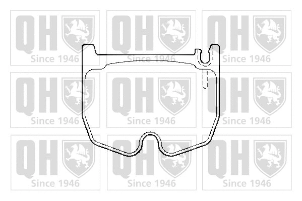 Brake Pad Set, disc brake (BP1493)