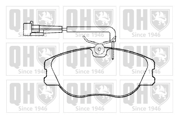 Brake Pad Set, disc brake (BP830)