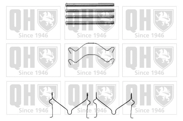 Accessory Kit, disc brake pad (BFK876)