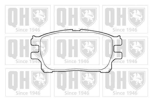 Brake Pad Set, disc brake (BP1393)