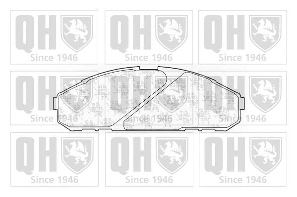 Brake Pad Set, disc brake (BP1036)
