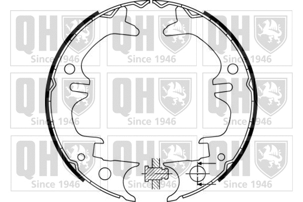 Brake Shoe Set, parking brake (BS1133)