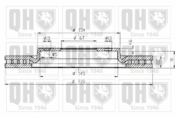 Brake Disc (BDC5168)