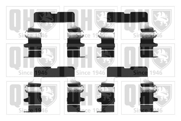 Accessory Kit, disc brake pad (BFK854)