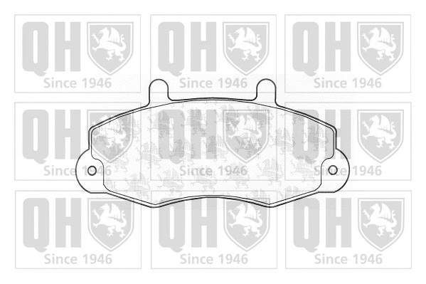 Brake Pad Set, disc brake (BP595)