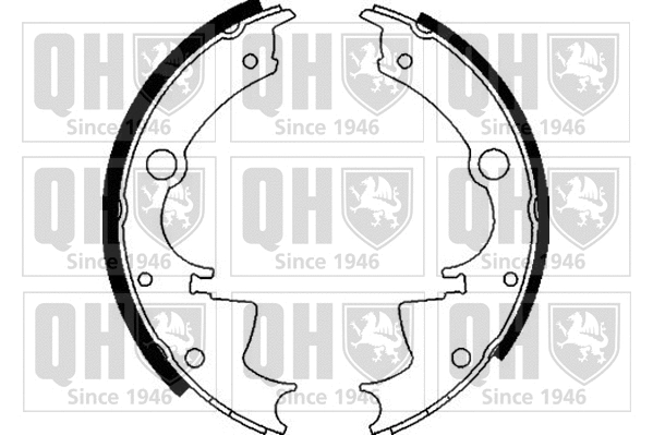 Brake Shoe Set (BS727)