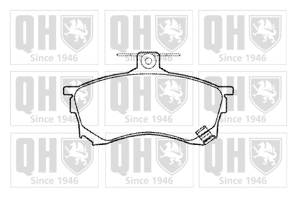 Brake Pad Set, disc brake (BP960)
