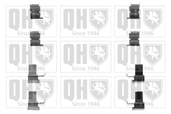 Accessory Kit, disc brake pad (BFK837)