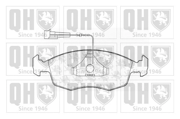 Brake Pad Set, disc brake (BP1002)