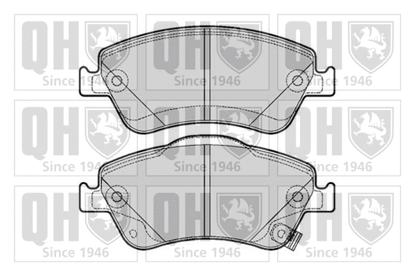 Brake Pad Set, disc brake (BP1652)