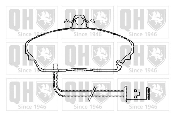 Brake Pad Set, disc brake (BP382)