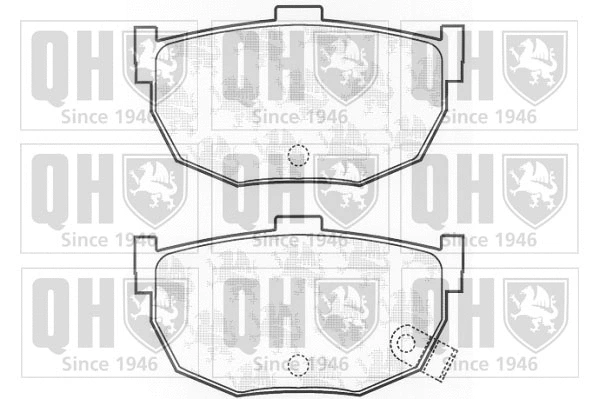Brake Pad Set, disc brake (BP575)