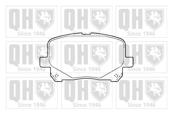 Brake Pad Set, disc brake (BP1405)