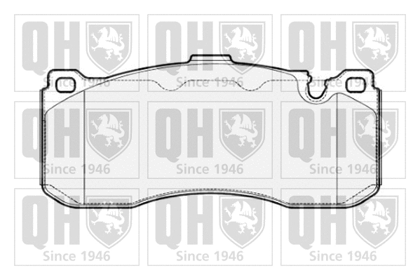 Brake Pad Set, disc brake (BP1710)
