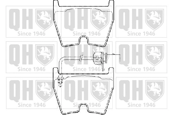Brake Pad Set, disc brake (BP1491)