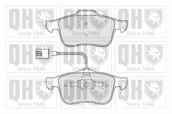 Brake Pad Set, disc brake (BP1502)