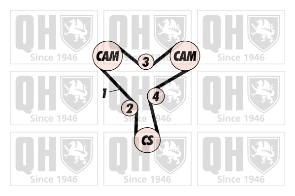 Timing Belt Kit (QBK461)