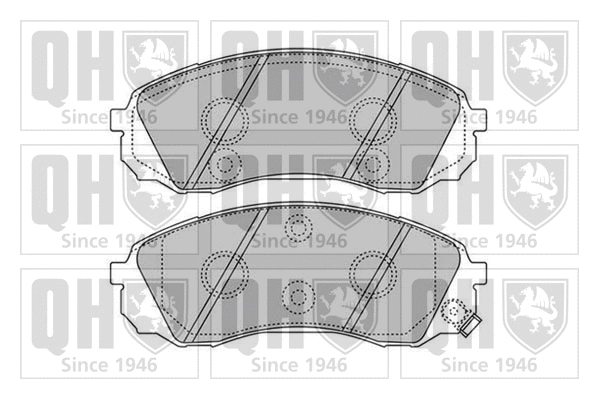 Brake Pad Set, disc brake (BP1628)
