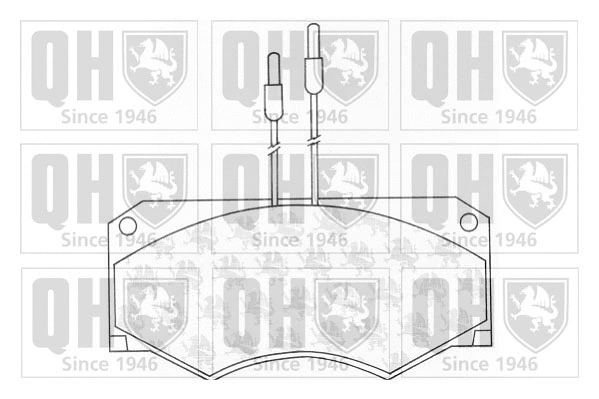Brake Pad Set, disc brake (BP672)