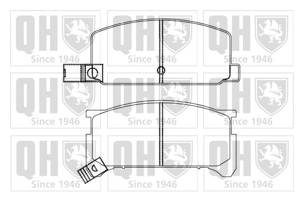 Brake Pad Set, disc brake (BP853)