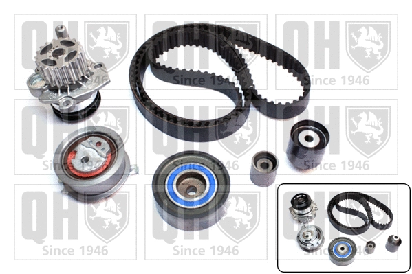 Water Pump & Timing Belt Kit (QBPK8690)