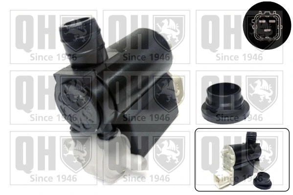 Washer Fluid Pump, window cleaning (QWP083)